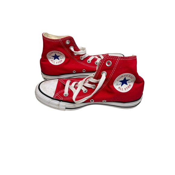 Converse Chuck Taylor All Star Red High-Top Sneakers Unisex Size 4.5 M / 6.5 W - Picture 3 of 6